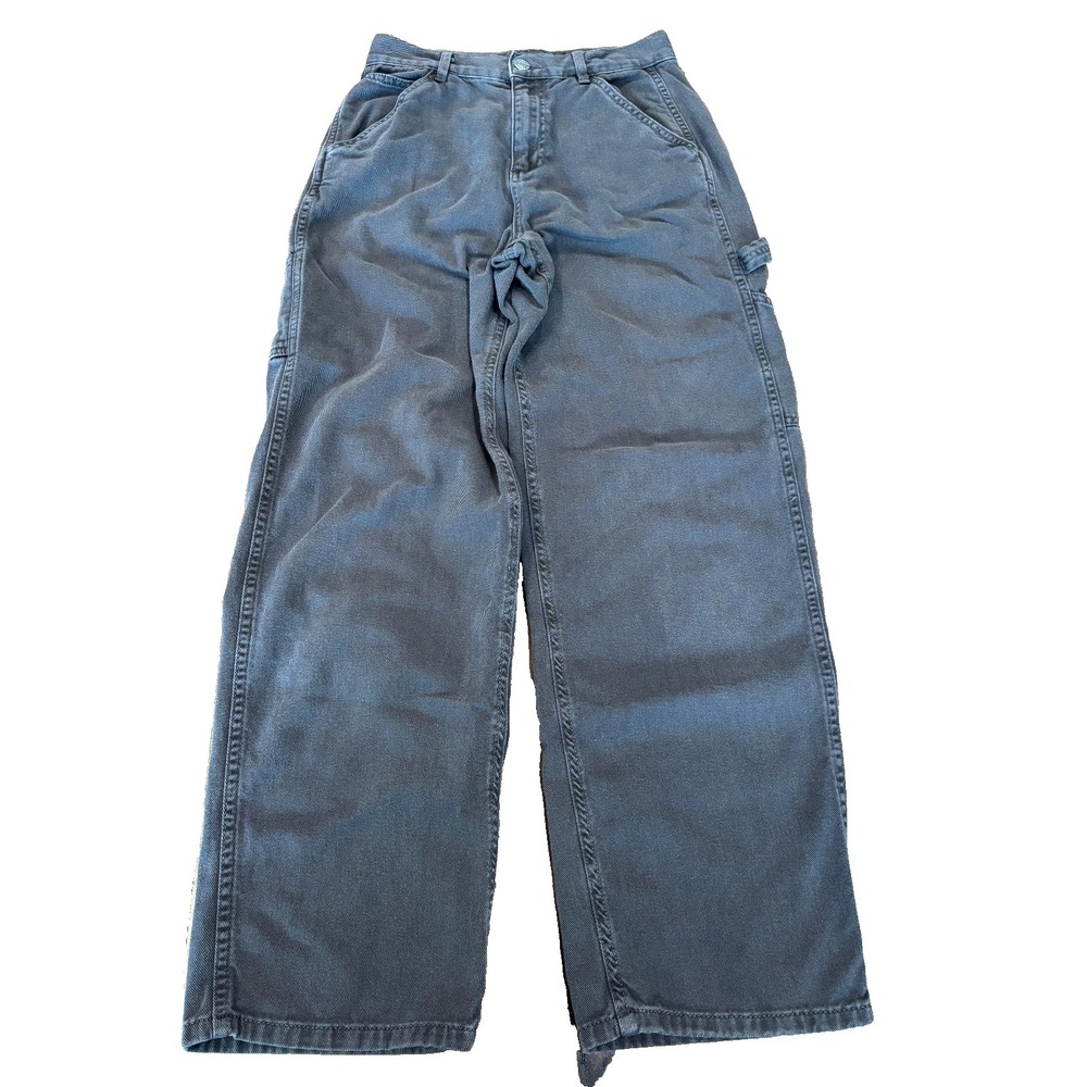 Garage Cargo Carpenter pants 100% cotton straight leg brown weekend womens' sz 3